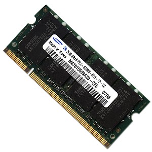 Samsung 2GB DDR2 PC2-5300 200-Pin Laptop SODIMM - Click Image to Close